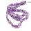 Miniatura: Natural Amethyst Smooth Ovals Beads Gemstone Necklace