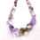Miniatura: Natural Ametrine Concave Cut Tumbles Gemstone Necklace