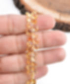 サムネイル： Citrine Faceted Almond Natural Gemstone Necklace, Gemstone For Jewelry