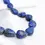 Miniatura: Lapis Lazuli Plain Pear Beads Necklace l 16 Inches Natural Lapis Lazuli Smooth