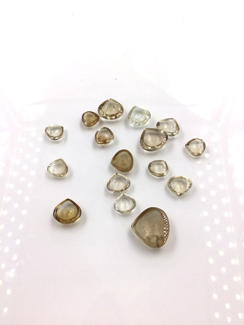 الصورة المصغرة: Natural Rutile Plain Pear Loose Gemstone For Jewelry