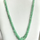 Миниатюра: Colombian Emerald Plain Tumble 2 Strands Natural Gemstone Necklace