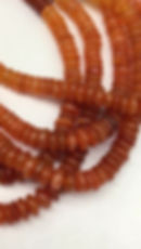 Thumbnail: Closeout Sale price Carnelian Plain Tyre 5 strands full hank wholesale closeout