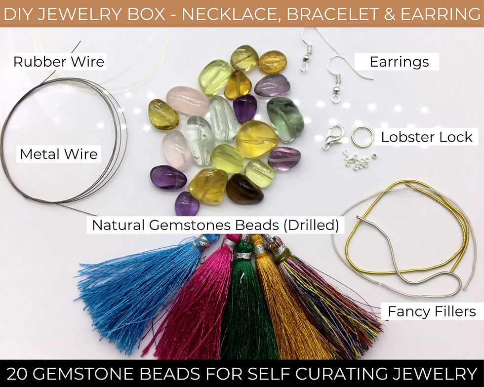 Thumbnail: DIY Jewelry Making from Natural Gemstones Beads 20pieces