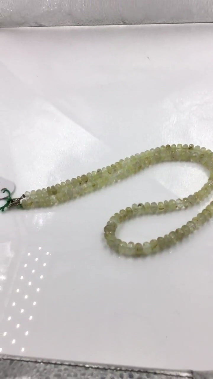 Miniatura: Natural Aquamarine Faceted Beads Gemstone Necklace