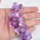 Miniatura: Natural Amethyst Faceted Drop Beads Gemstone For Jewelry