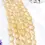 Thumbnail: Citrine Concave Cut Ovals Necklace l Natural Citrine Faceted Oval Beads