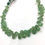 Miniatura: Natural Emerald Faceted Drops Beads Natural Gemstone