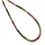 サムネイル： Tourmaline Multi Faceted Shaded Beads / Beaded Necklace 1strand 16inch length