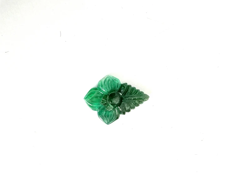Miniature : Natural Emerald Fancy Carving Loose Gemstone