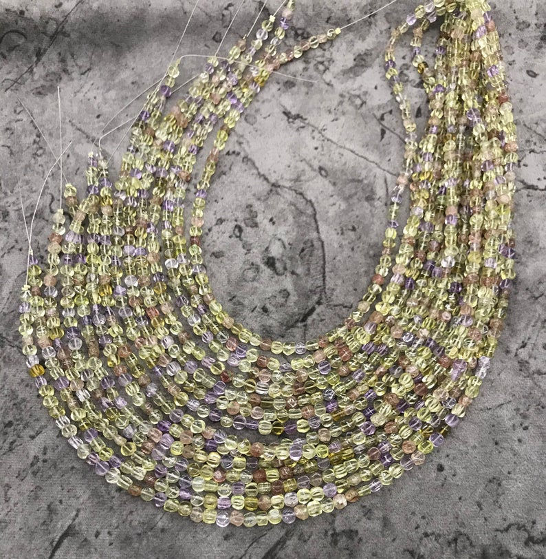 Miniatura: Closeout Sale Semi Multi Plain Fancy 14 strands full hank wholesale closeout