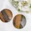 Miniatura: Tiger Eye Faceted Round Pair Natural Loose Gemstones
