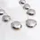 縮圖：Silver Pyrite Faceted Pear Beads Necklace l 9 Inches Natural Silver Pyrite
