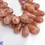 섬네일: Sunstone Faceted Drops Beads Necklace l 7 Inches Natural Sunstone Faceted Drops