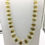 الصورة المصغرة: Honey Quartz Checker Cutting Necklace 1 strand 281.30 carats