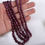 섬네일: Natural Ruby Smooth Ovals 3 Strands Beads Gemstone Necklace