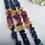 サムネイル： Natural Semi Multi Faceted Pear Beads Gemstone Beads Necklace