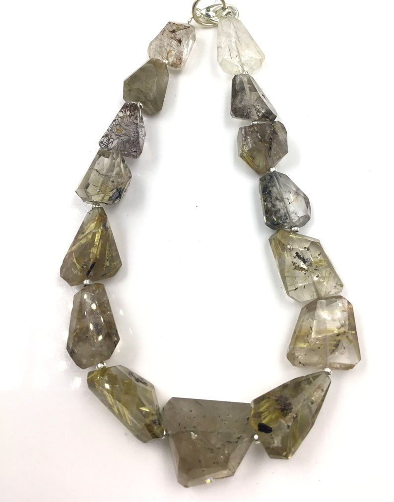 Miniatura: Rutile Tumbles Beads Natural Gemstones