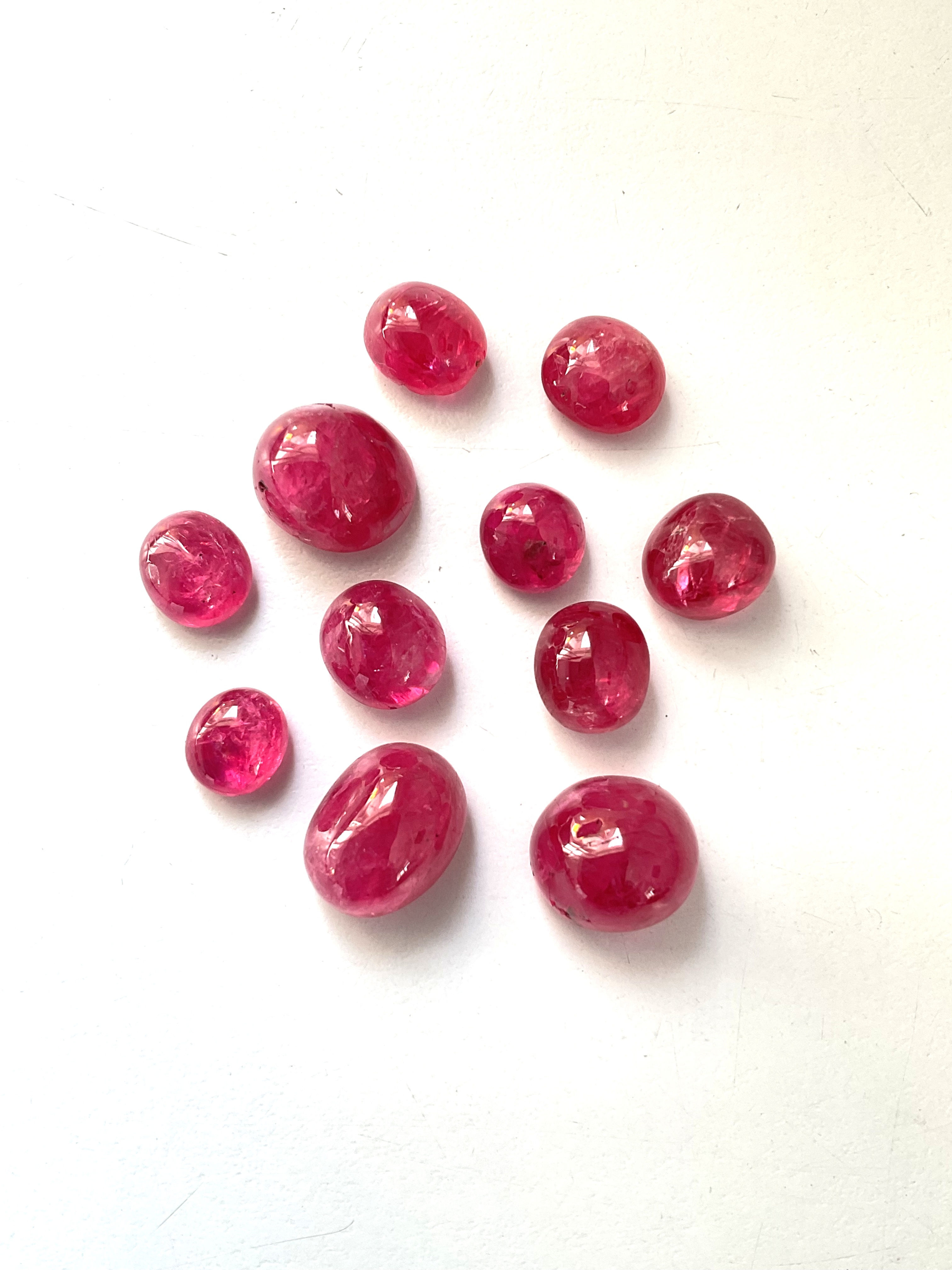 69.20 Carat Burmese Spinel Cabochon Plain for Fine Jewellery Natural Gemstone