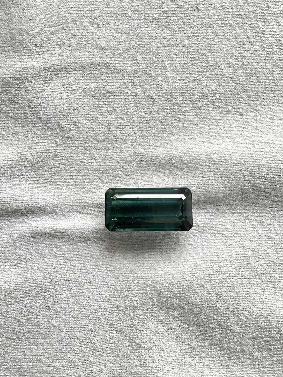 Miniatura: 18.72 Carats greenish blue Tourmaline Octagon Faceted cut stone Natural Gemstone