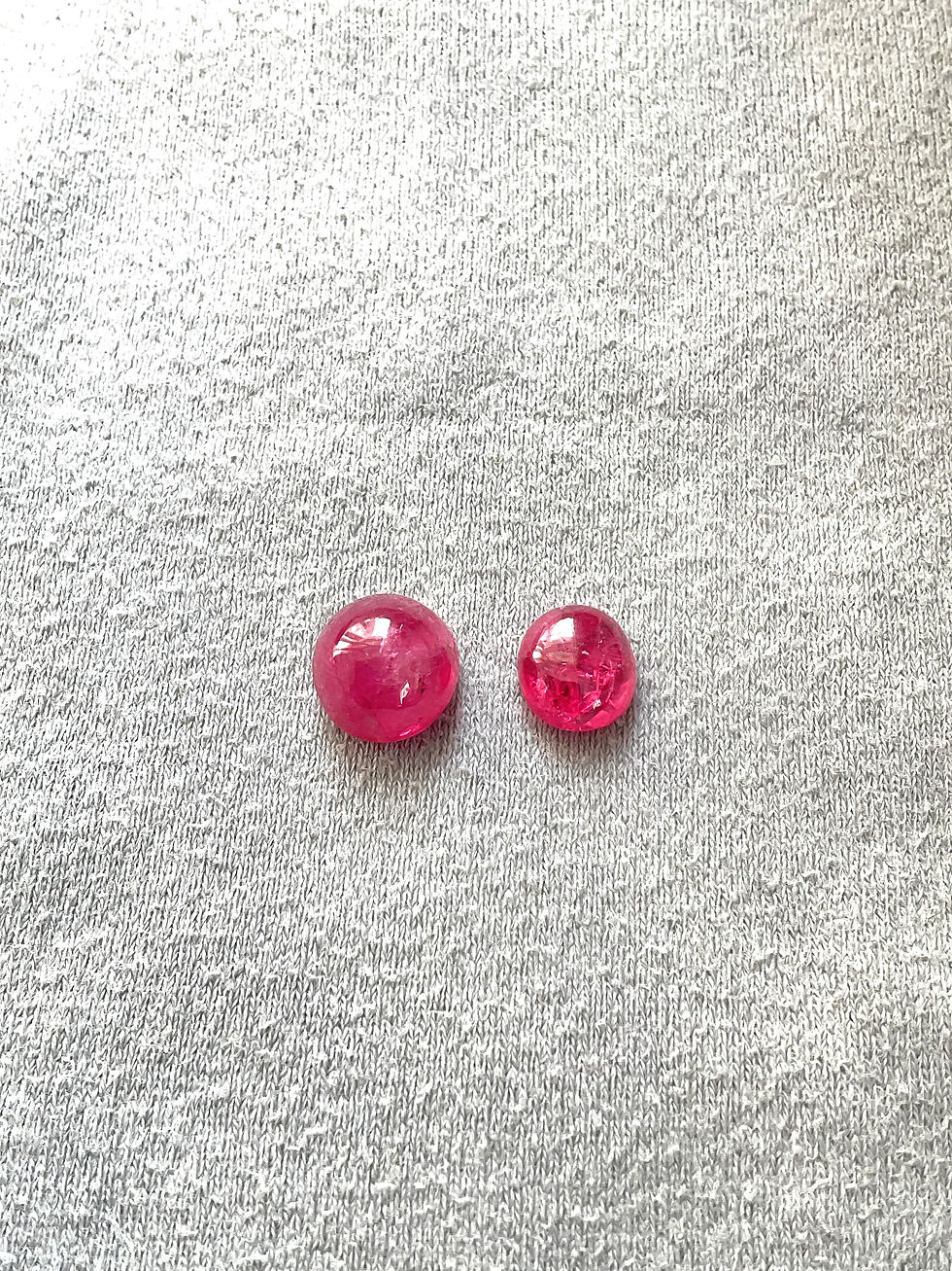 縮圖：11.10 Carat Burmese Spinel Cabochon Plain for Fine Jewellery Natural Gemstone