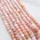 섬네일: Pink Opal Smooth 6mm Ball Beads I Natural Pink Opal Plain Ball Beads For Jewelry