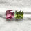 Miniatura: 5.95 Carats Tourmaline Cushion 2 Piece Faceted Cut stone Top Quality Natural gem