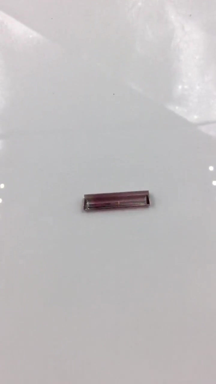 Miniatura: Natural Tourmaline Bi Colour Baguette Loose Gemstone For Jewelry