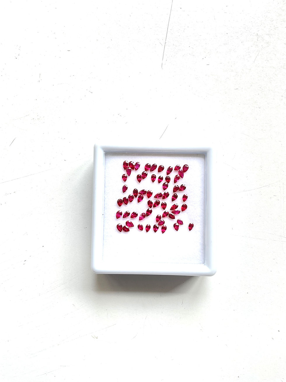 섬네일: 8.21 Carats Mozambique Ruby Top Quality Pear Cut stone No Heat Natural Gemstone