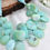 Thumbnail: Peruvian Blue Opal Top Color Faceted Almond Shape Natural Gemstone