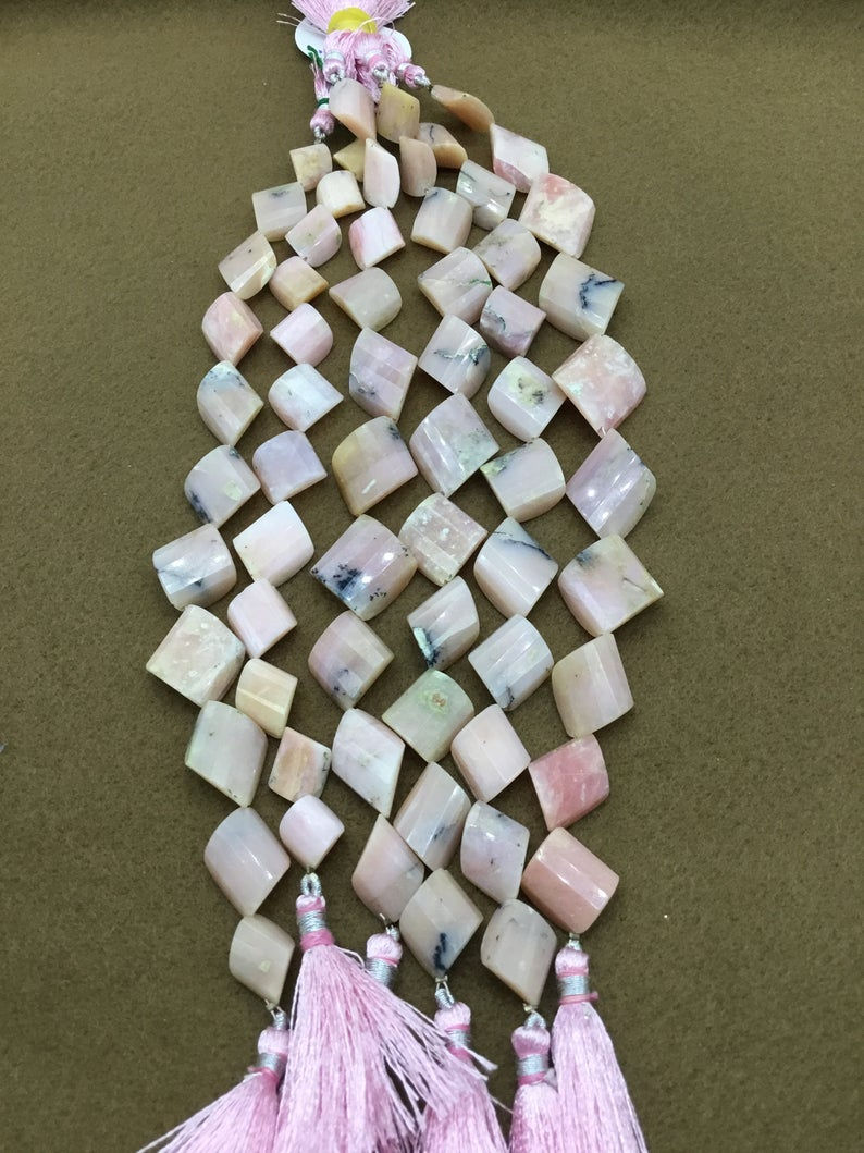 Miniature : Closeout Sale price Pink Opal Fancy 6 strands full hank wholesale closeout deal
