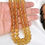 Miniatura: Natural Honey Quartz Faceted Balls Beads Gemstone Necklace