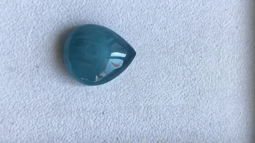 Miniatura: Aquamarine Pear Natural Aquamarine Gemstone For Pendant Good Quality