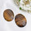 Miniatura: Tiger Eye Faceted Oval Pair 30 to 39 mm Natural Loose Gemstones