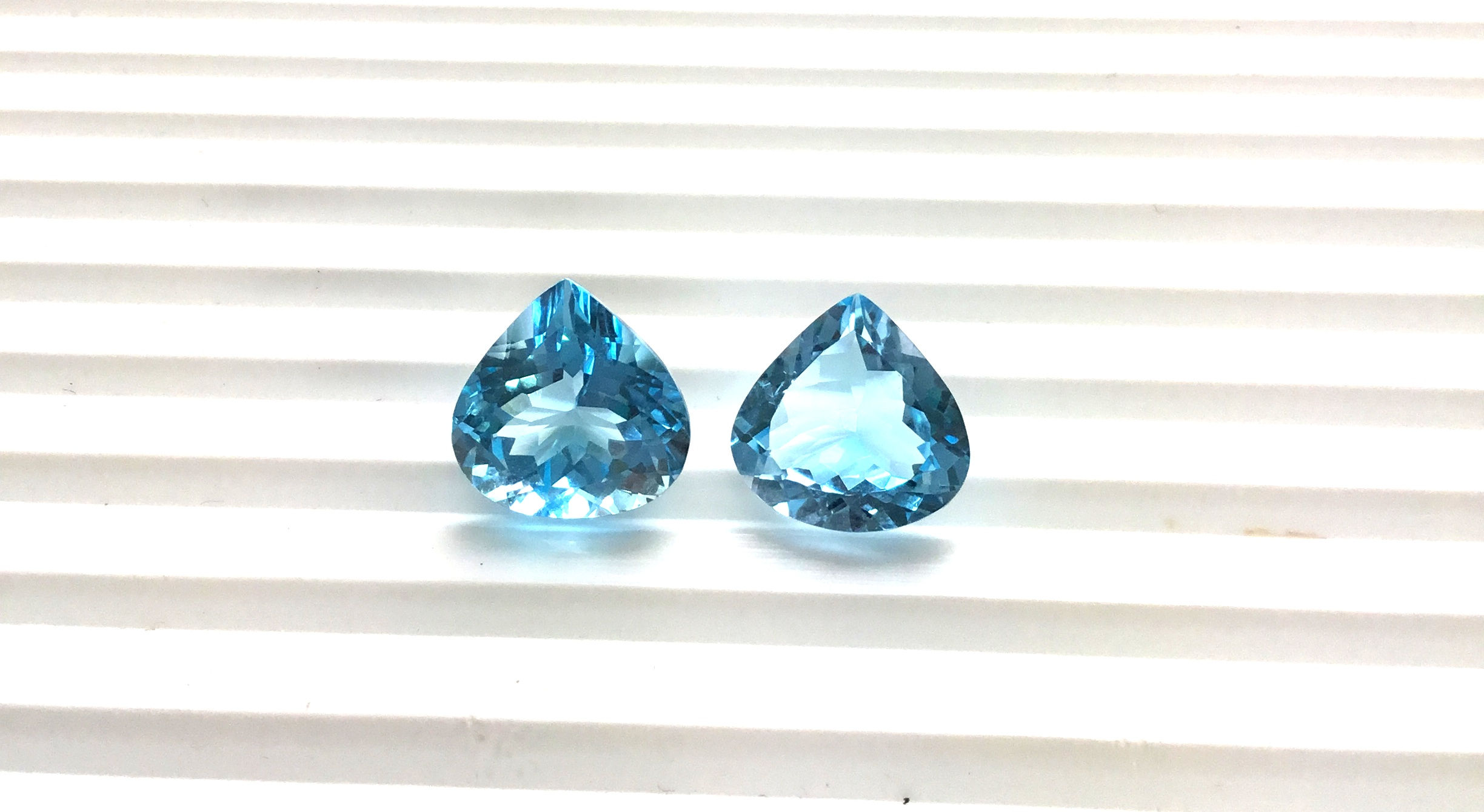 Blue Topaz Cut Topaz Pear Shape Top quality Topaz Natural Blue