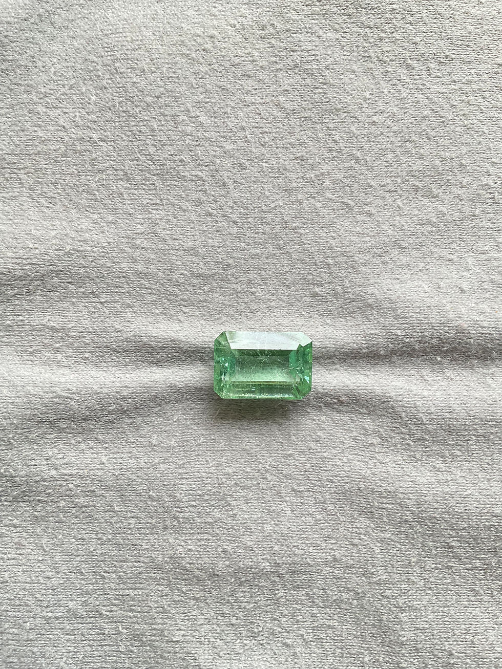Thumbnail: 8.24 carats green Tourmaline octagon Faceted cut stone Top Quality Natural gem