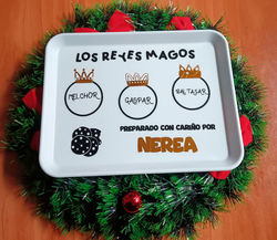Bandeja Reyes Magos personalizada