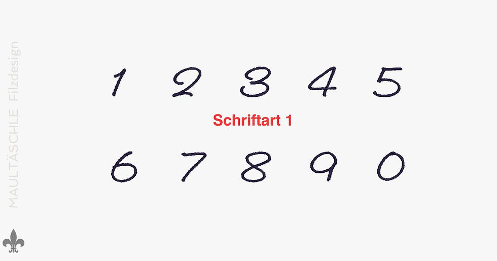 Miniaturbild: Schlüsselanhänger beidseitig bestickt