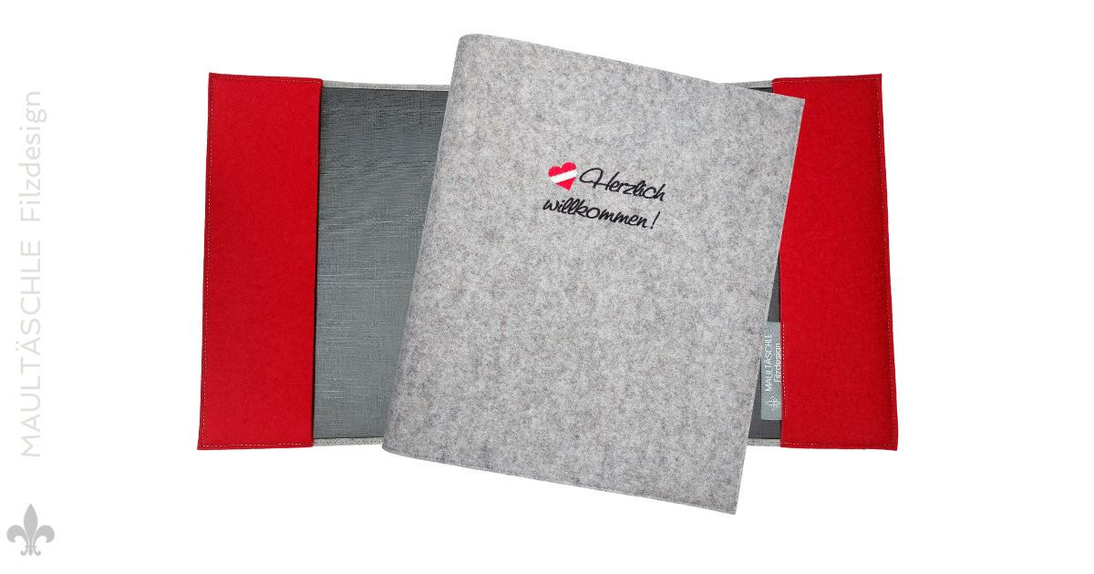 Gästemappe Austria Herz