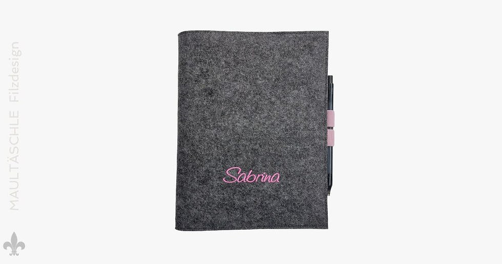 Miniaturbild: A5 Schreibmappe Name Collegeblock Farbwahl