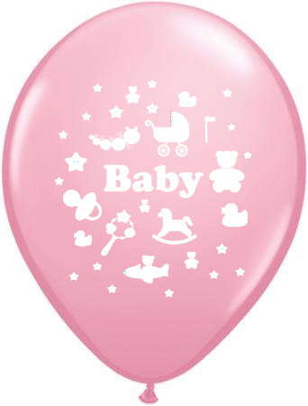 Thumbnail: Rođenje bebe personalizirani tisak na balone