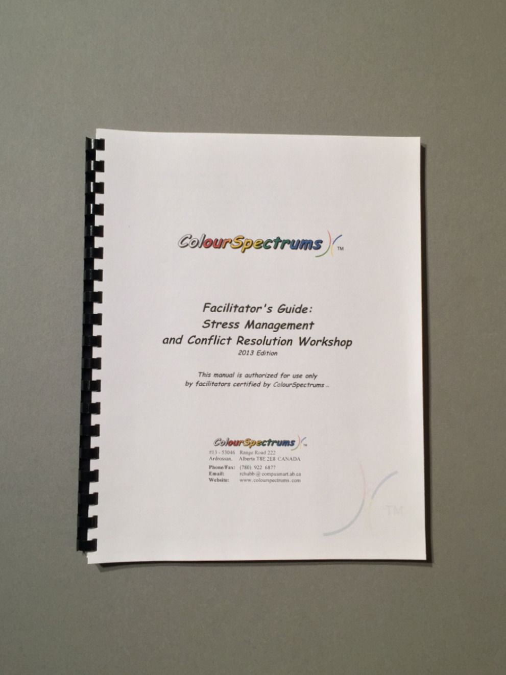 CS 011 Facilitators Guide: Stress Management and Conflict Resolution