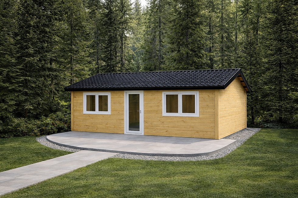 one bedroom cabin back garden cabin planning permission updates