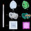 Thumbnail: Resin Mold Kit w/ Silicone Molds & Accessories for Jewelry, Coasters,  Boxes