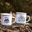 Thumbnail: Personalized Campfire Mug 12oz Enamel Camping Coffee Mugs Outdoor Happy Camper