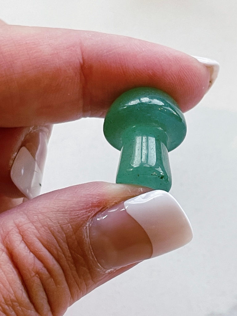 Thumbnail: Green Aventurine Tiny Mushroom Stones