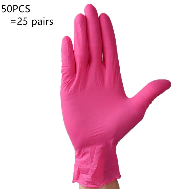 Thumbnail: Disposable Chemical Resistant Nitrile Gloves for Resin Crafting - Latex-free 