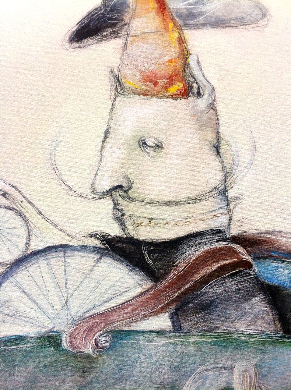 "REMEMBRANCE OF A FUTURE HOMEBOUND" (Detail)