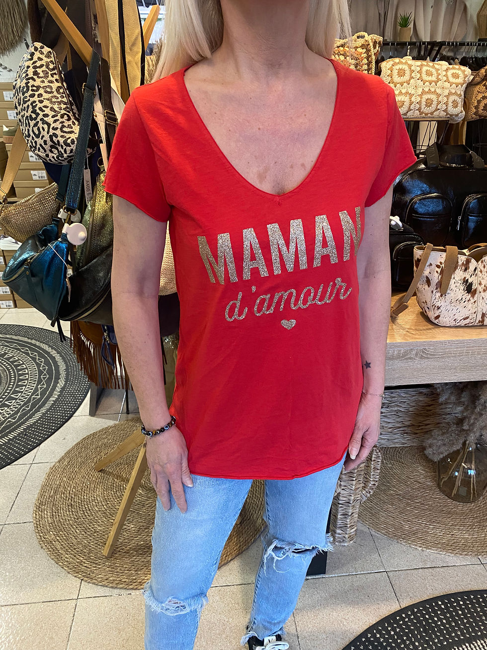Miniature : Tee-shirt "Maman d’amour"