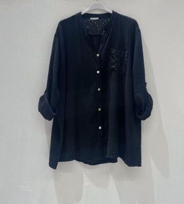 Miniature : Chemise en gaze de coton et broderie grandes tailles